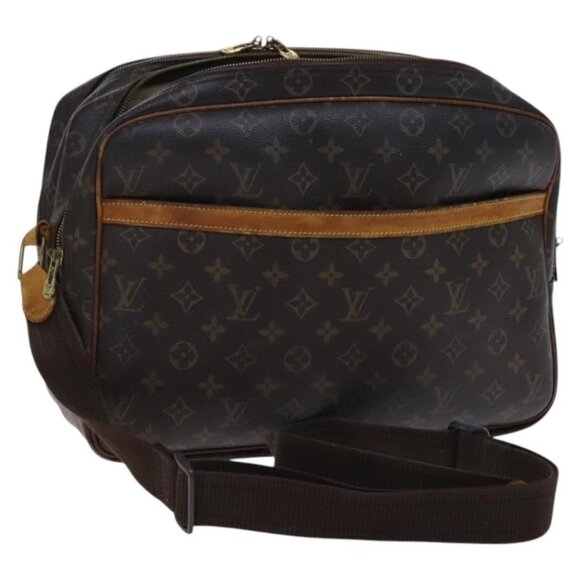 LOUIS VUITTON Monogram Reporter GM Shoulder Bag - Picture 1 of 16
